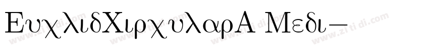 EuclidCircularA Medi字体转换